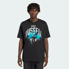 Mercedes - AMG Petronas Formula One George Russell Men's Graphic T-Shirt - Black