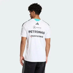 Mercedes - AMG Petronas Formula One 2026 Men's Team Jersey T-Shirt - White/Black