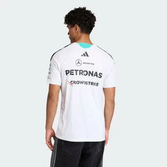 Mercedes - AMG Petronas Formula One 2026 Men's Team Jersey T-Shirt - White/Black