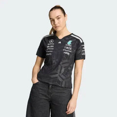 Mercedes - AMG Petronas Formula One 2026 Women's Team Driver Jersey - Black/White