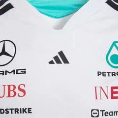 Mercedes - AMG Petronas Formula One 2026 Kids Team Driver Jersey - Youth Black/White