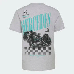 Mercedes - AMG Petronas Formula One Kids Graphic T-Shirt - Youth Grey
