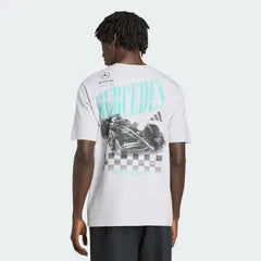 Mercedes - AMG Petronas Formula One Men's Car Graphic T-Shirt - Grey