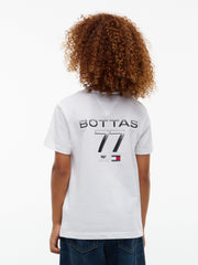 Cadillac F1 Racing Kids Valtteri Bottas Chevron T-Shirt - Youth White