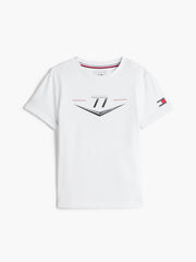 Cadillac F1 Racing Kids Valtteri Bottas Chevron T-Shirt - Youth White