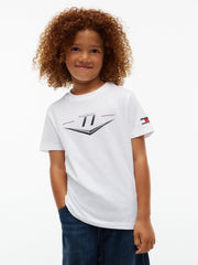 Cadillac F1 Racing Kids Valtteri Bottas Chevron T-Shirt - Youth White