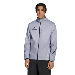 Mercedes - AMG Petronas F1 Men's "AMG" Windbreaker Jacket - Light Gray