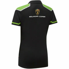 Automobili Lamborghini Squadra Corse Women's Team Polo Shirt Black