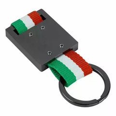 Automobili Lamborghini Squadra Corse Italian Flag Keyring