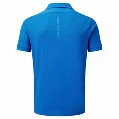 Automobili Lamborghini Squadra Corse Travel Polo Shirt - Blue/Orange/Gray