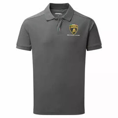 Automobili Lamborghini Squadra Corse Travel Polo Shirt - Blue/Orange/Gray