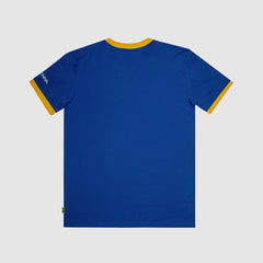 Ayrton Senna F1 Legacy Logo T-Shirt - Blue/Yellow
