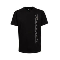 Maserati Rubber Print T-Shirt - Black/Blue