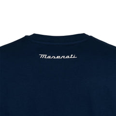 Maserati Trident Logo T-Shirt - Navy