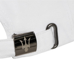 Maserati Trident Baseball Hat - White/Blue