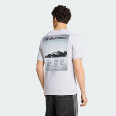 Mercedes - AMG Petronas Formula One Men's Car "All in Performance" Graphic T-Shirt - Light Grey