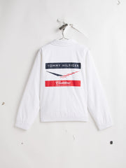 Cadillac F1 Racing Chevron Coach Jacket - White