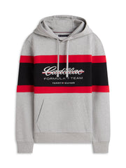 Cadillac F1 Racing Script Hoodie - Gray/Red