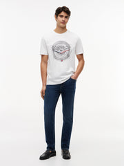 Cadillac F1 Tire Graphic T-Shirt - White