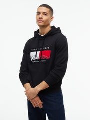 Cadillac F1 Racing Graphic Flag Hoodie - Black