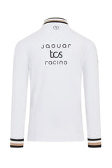 Jaguar Formula E S12 x Reflo Men's Replica Long Sleeve Polo Shirt - White