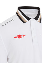 Jaguar Formula E S12 x Reflo Men's Replica Long Sleeve Polo Shirt - White