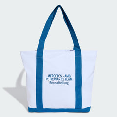 Mercedes - AMG Petronas F1 Special Edition Silverstone Blue Wonder Tote Bag - White
