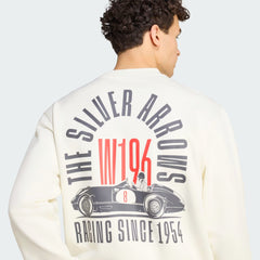 Mercedes - AMG Petronas F1 Men's Silver Arrows 1955 Sweatshirt Hoodie - Off White