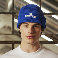 Ayrton Senna F1 Nacional Beanie - Blue