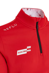 Nissan Formula E S12 x Reflo Men's Replica 1/4 Zip Midlayer - Red