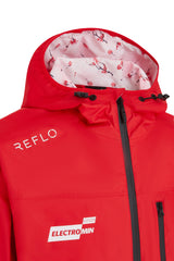 Nissan Formula E S12 x Reflo Rain Jacket - Red