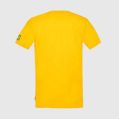Ayrton Senna F1 Sao Paulo Circuit Graphic T-Shirt - Yellow