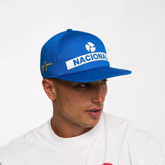 Ayrton Senna F1 Nacional 1984 Original Hat - Blue