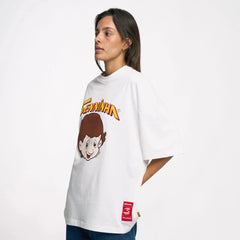 Ayrton Senna F1 Senninha Oversized T-Shirt - White
