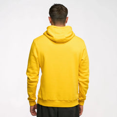 Ayrton Senna F1 Stripe Pullover Hoodie - White/Yellow