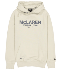 McLaren F1 x New Era Washed Logo Hoodie - Stone/Black