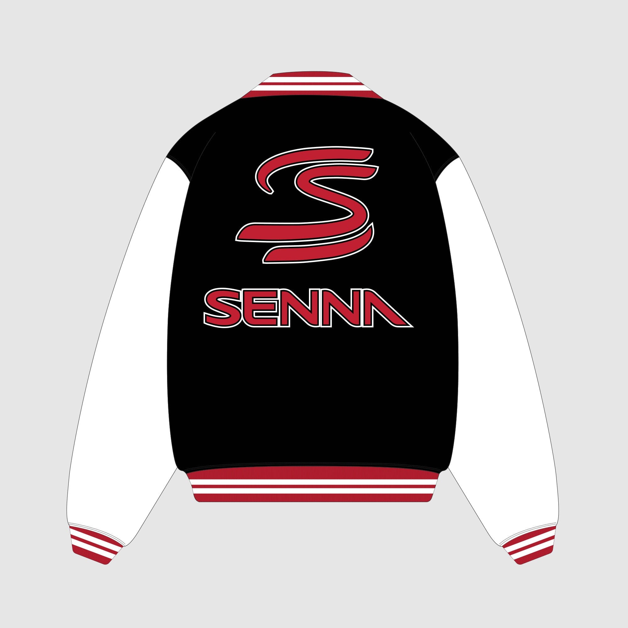 Ayrton Senna F1 Varsity Jacket - Black – Wine Country Motor Sports