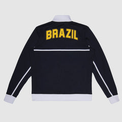 Ayrton Senna F1 Brazil Track Jacket - Navy