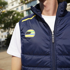 Ayrton Senna F1 Helmet Vest - Navy