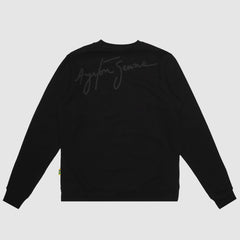 Ayrton Senna F1 Signature Crew Sweatshirt - Ash/Black