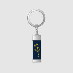 Ayrton Senna F1 Signature Keychain - Navy