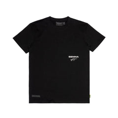 Ayrton Senna F1 Signature T-Shirt - Ash/Black