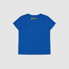Ayrton Senna F1 Kids Senninha Face T-Shirt - Youth Blue