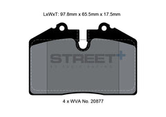 Pagid Street+ Brake Pads 8002