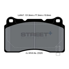 Pagid Street+ Brake Pads 8026