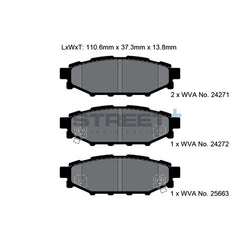 Pagid Street+ Brake Pads 8065