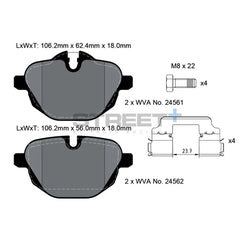 Pagid Street+ Brake Pads 8079