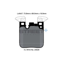 Pagid Street+ Brake Pads 8105
