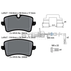 Pagid Street+ Brake Pads 8114