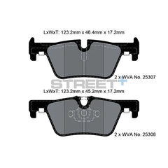 Pagid Street+ Brake Pads 8117